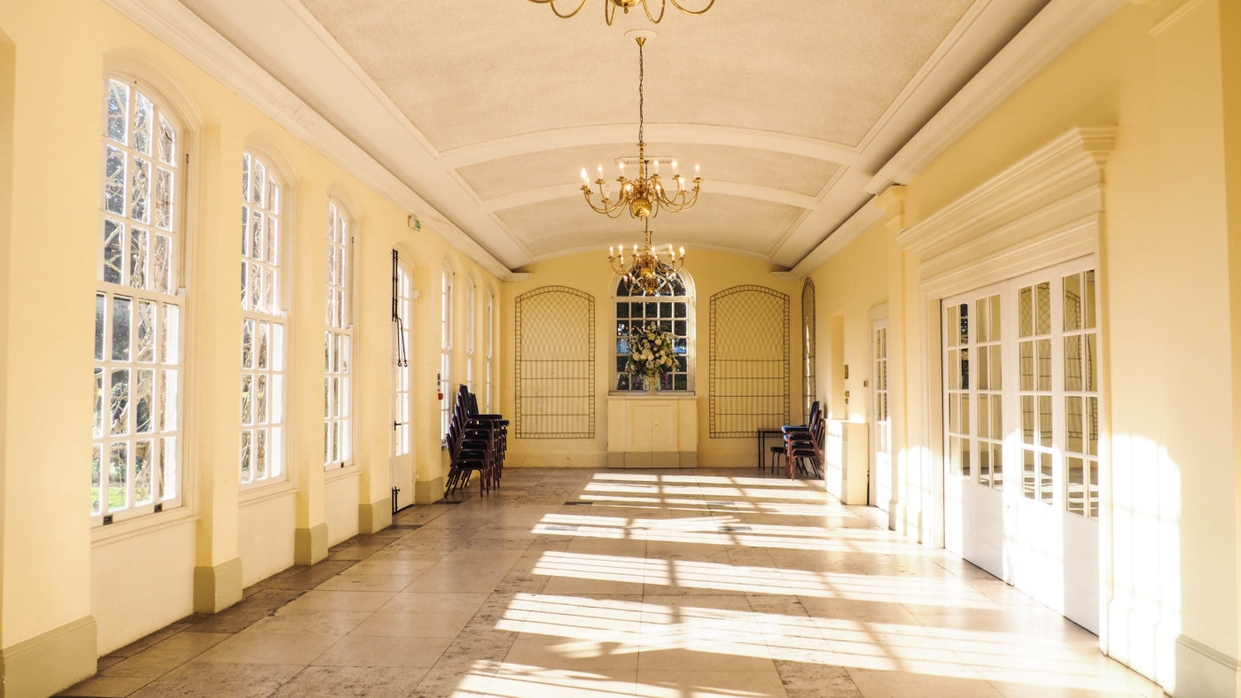 One of the main Sherlock Film Locations in Bristol is the Orangery at Goldney Halls | almostginger.com