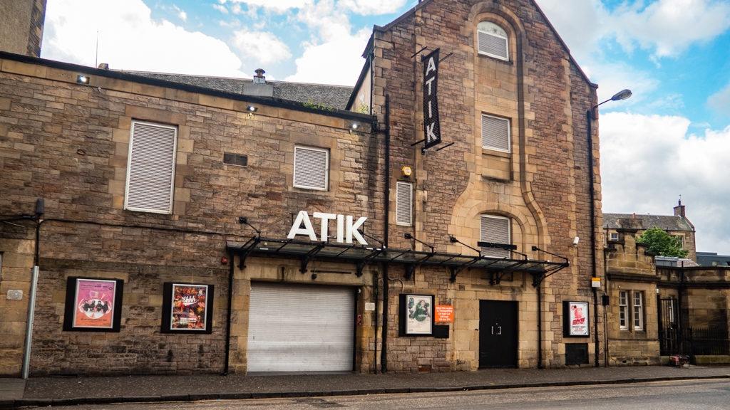 Atik Nightclub in Edinburgh which is a Trainspotting film location