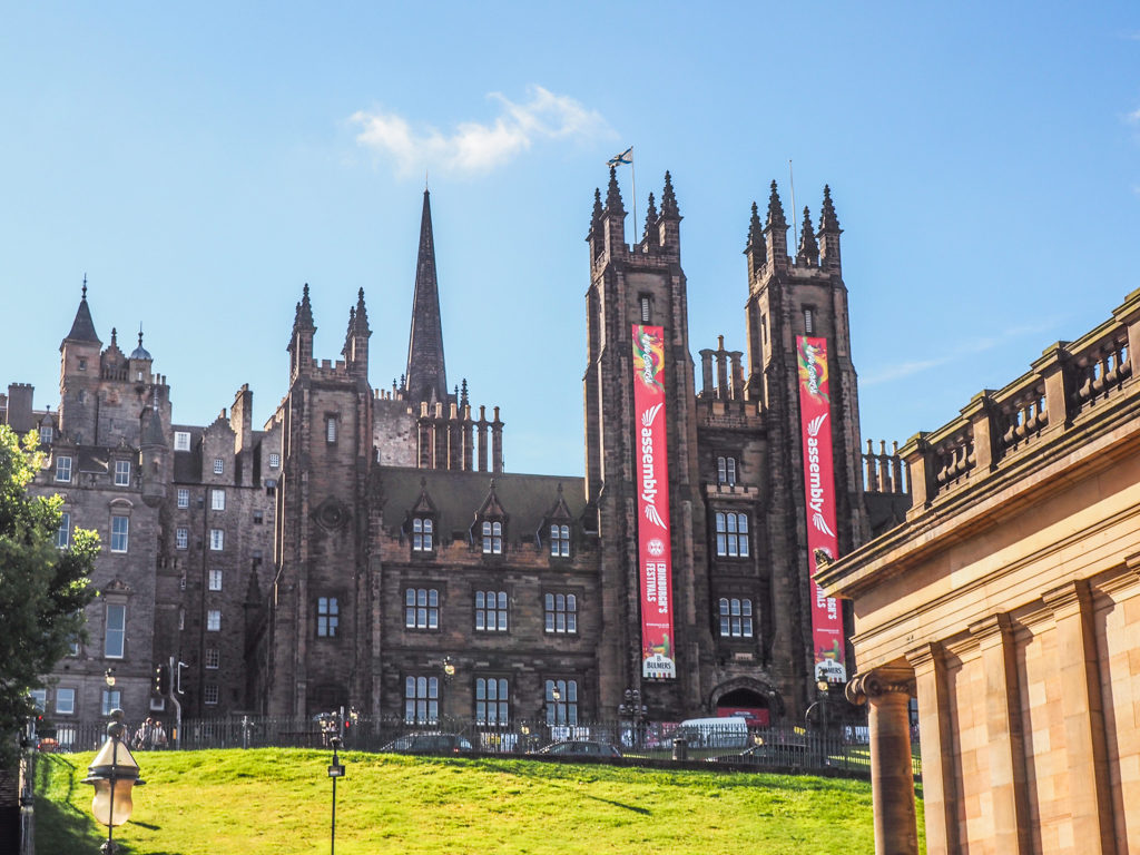 Assembly On The Mound venue at the Edinburgh Fringe Festival in Scotland, UK