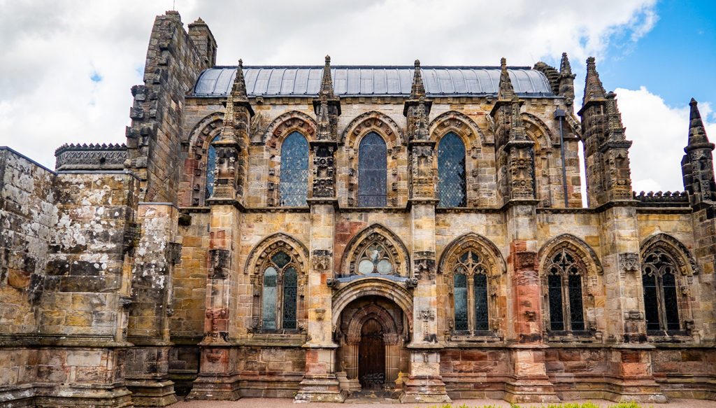 Rosslyn Chapel in Edinburgh