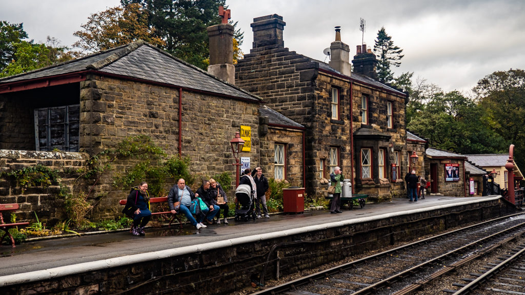 Harry Potter Filming Locations at Goathland Station, Yorkshire | almostginger.com
