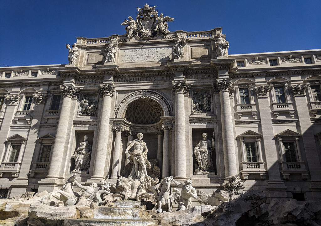 Trevi Fountain in Rome, Italy