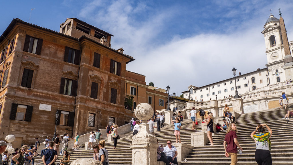 Spanish Steps in Rome, a Roman Holiday Filming Location