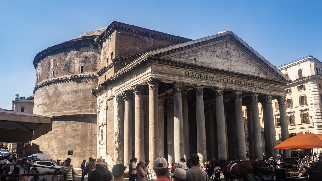 Pantheon in Rome, a Roman Holiday Filming Location