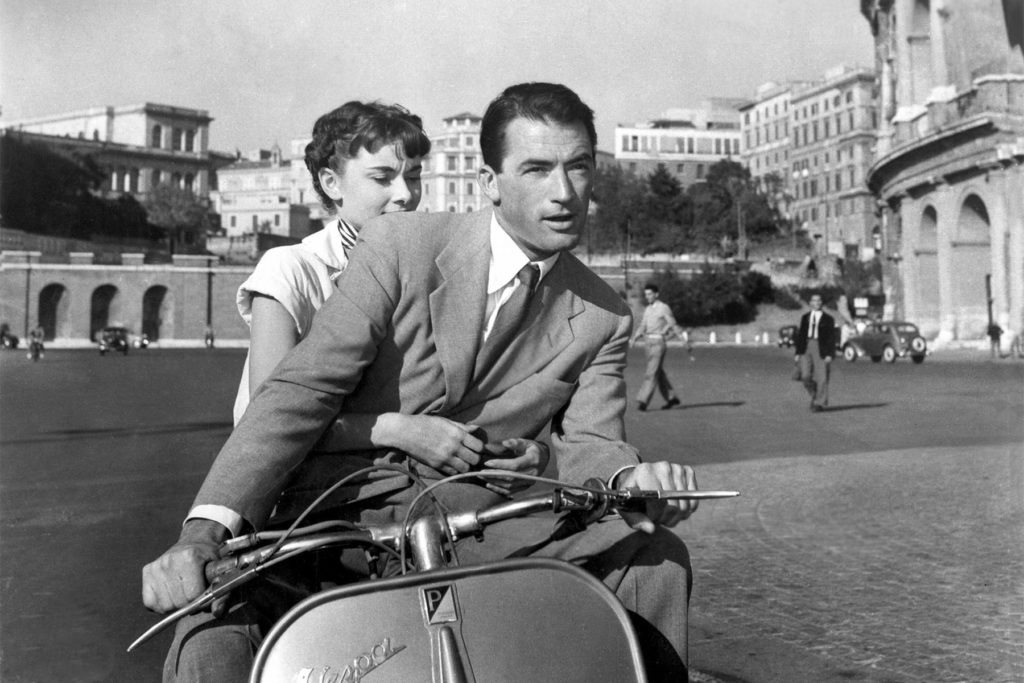 Roman Holiday, one of the top films set in Rome, Italy