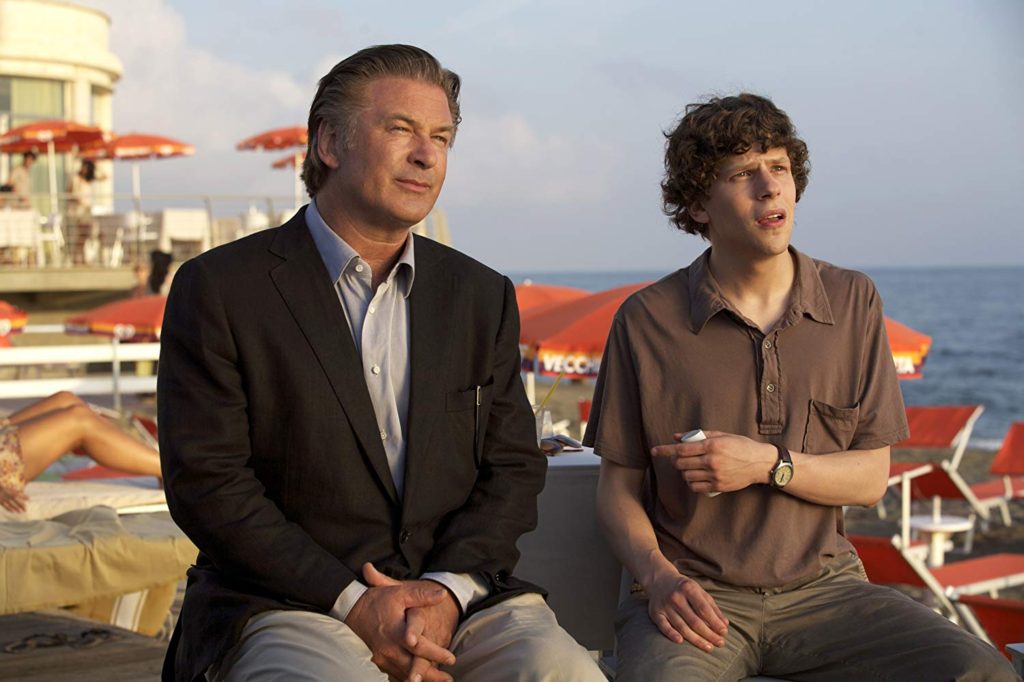 John and Jack sat in the beachside bar in To Rome with Love (2012)