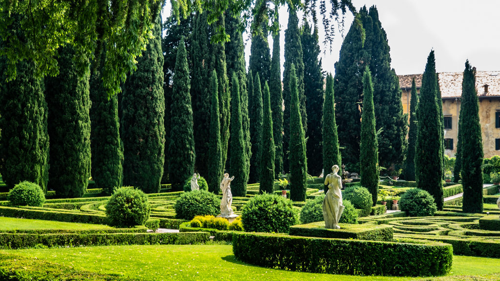 Giardino Giusti in Verona, Italy, 24 hours in Verona