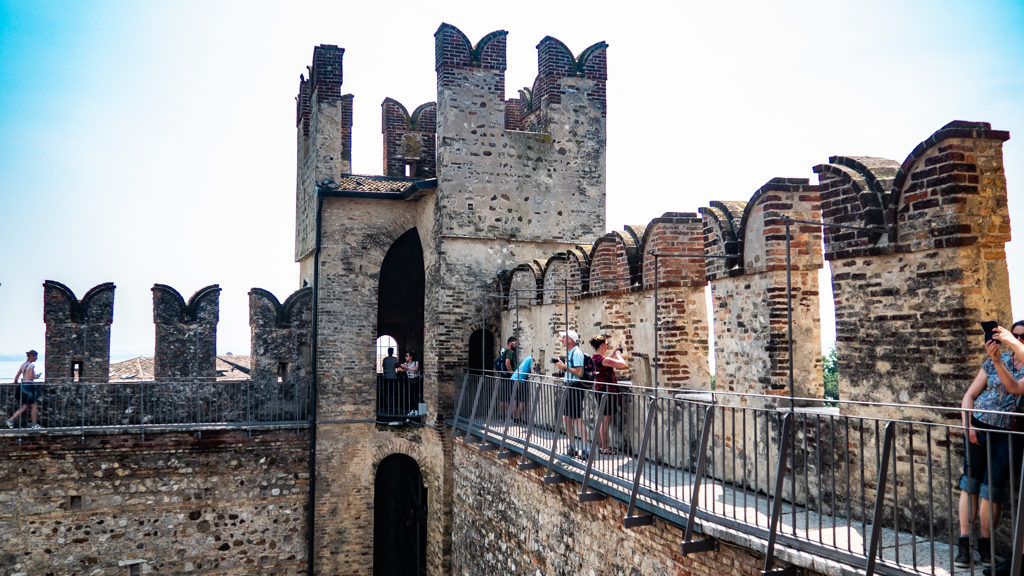 Castle Scaligero in Sirmione on Lake Garda, Italy