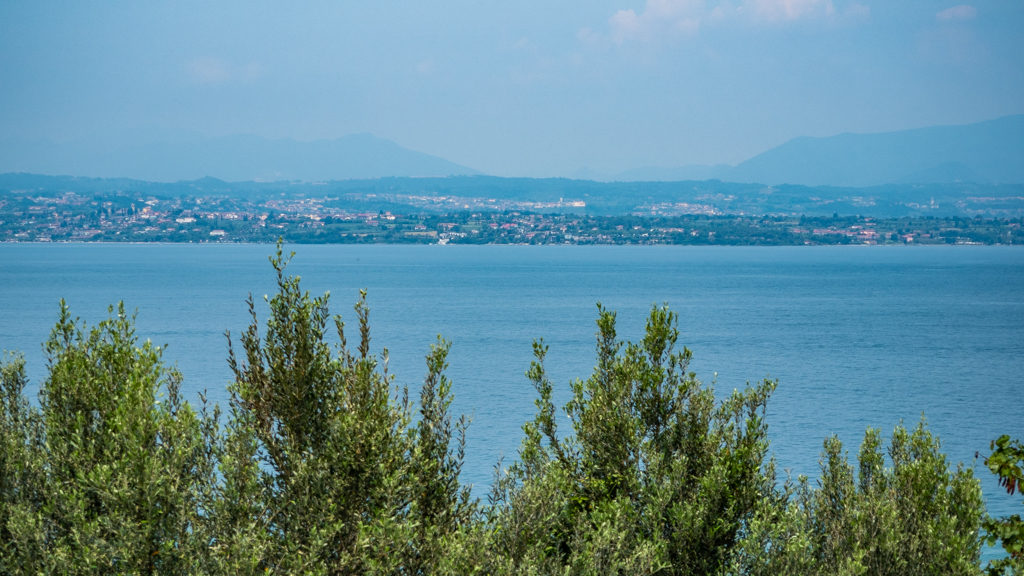 View of Lake Garda from Sirmione, Italy