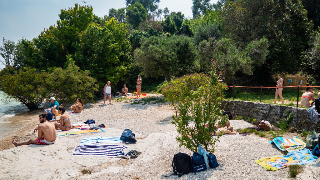 Jamaica Beach on Sirmione, Lake Garda in Italy, a Call Me By Your Name filming location