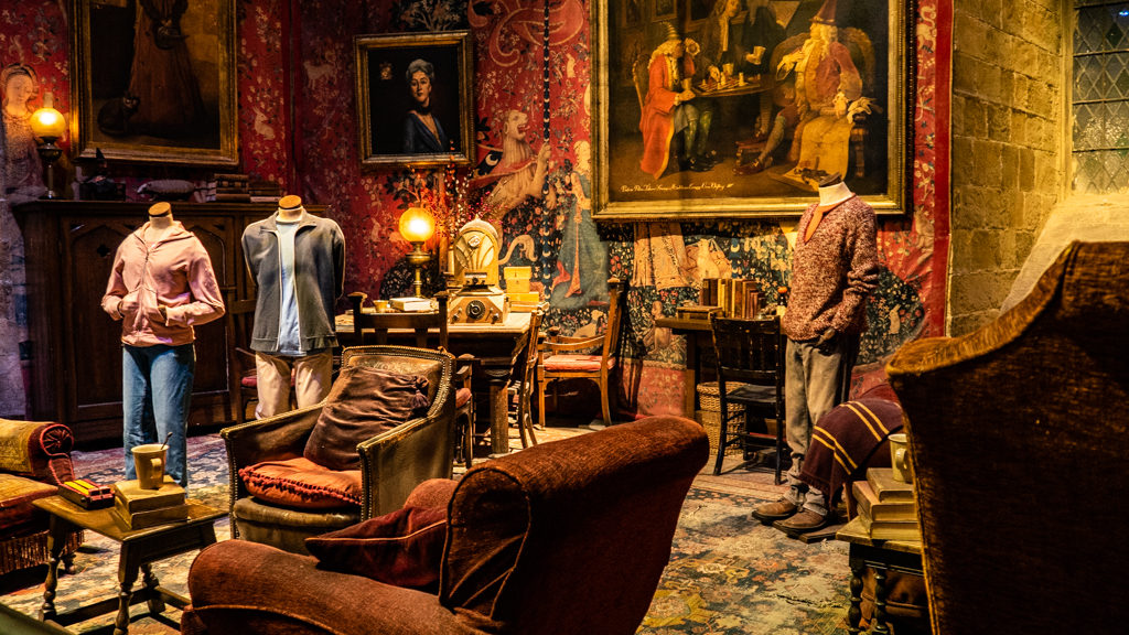 Gryffindor common room at Warner Bros. Tour/The Making of Harry Potter in London