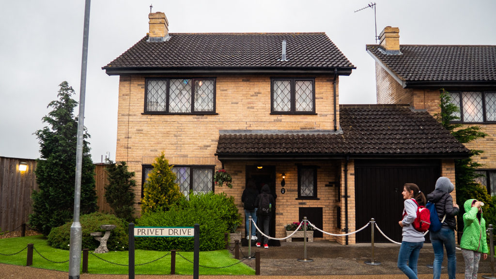 4 Privet Drive in the backlot of the Harry Potter Studios in London