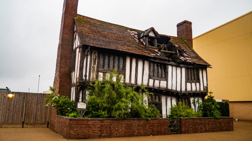 Harry Potter's parents house in Godric's Hollow in the backlot of Warner Bros. Tour/The Making of Harry Potter in London