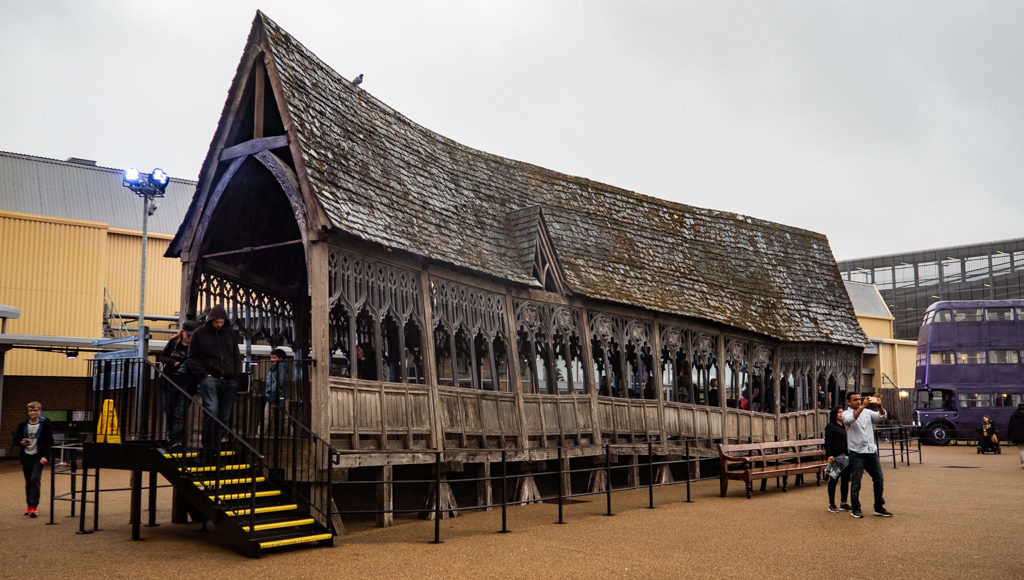 The Harry Potter Bridge in the backlot of Harry Potter Studios in London