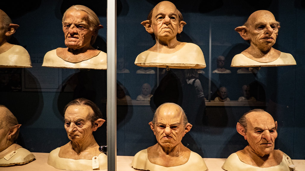 Goblin masks at Warner Bros. Tour/The Making of Harry Potter in London