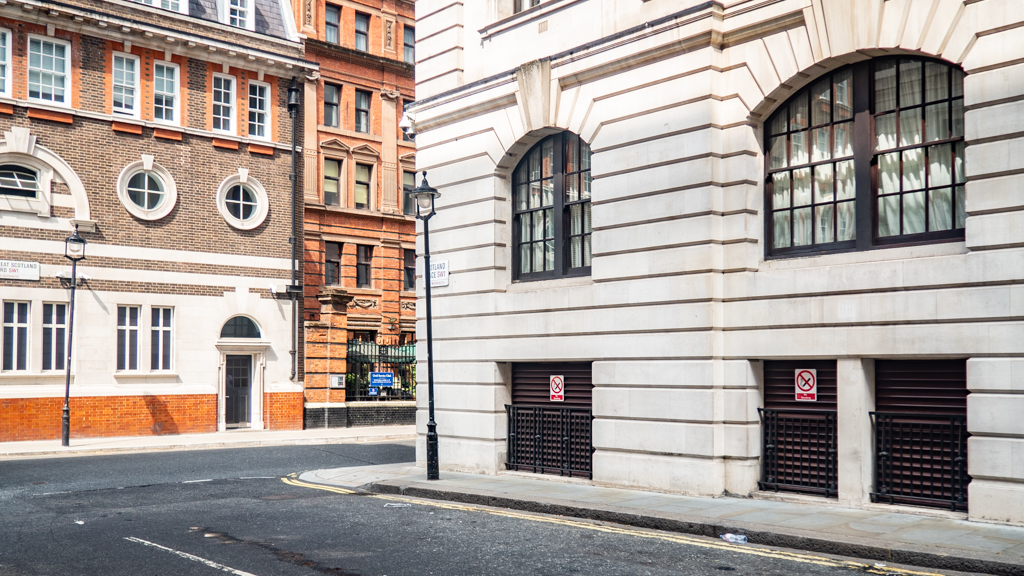 Corner of Scotland Place and Great Scotland Yard, London