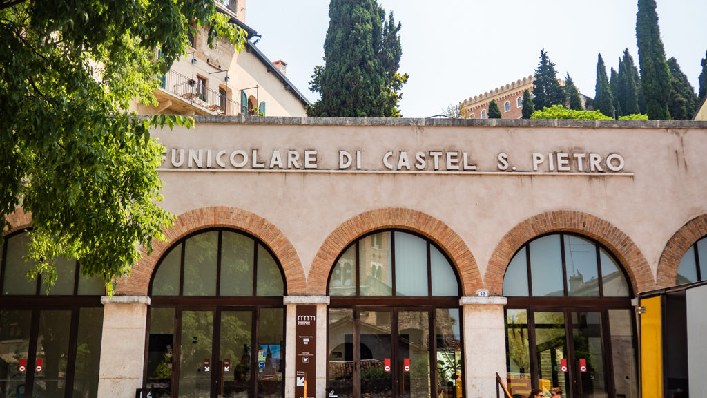 Castel San Pietro Funicular in Verona, Italy, 24 hours in Verona