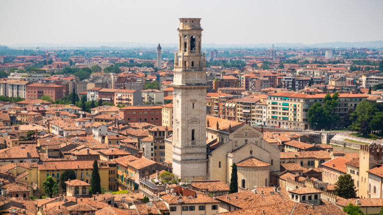 View from Castel San Pietro in Verona, Italy, one thing to do during your 24 hours in Verona