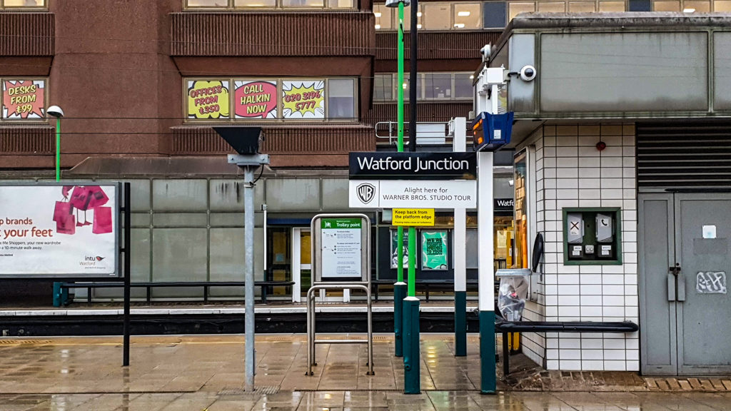 Watford Junction train station for Warner Bros. Tour/The Making of Harry Potter in London