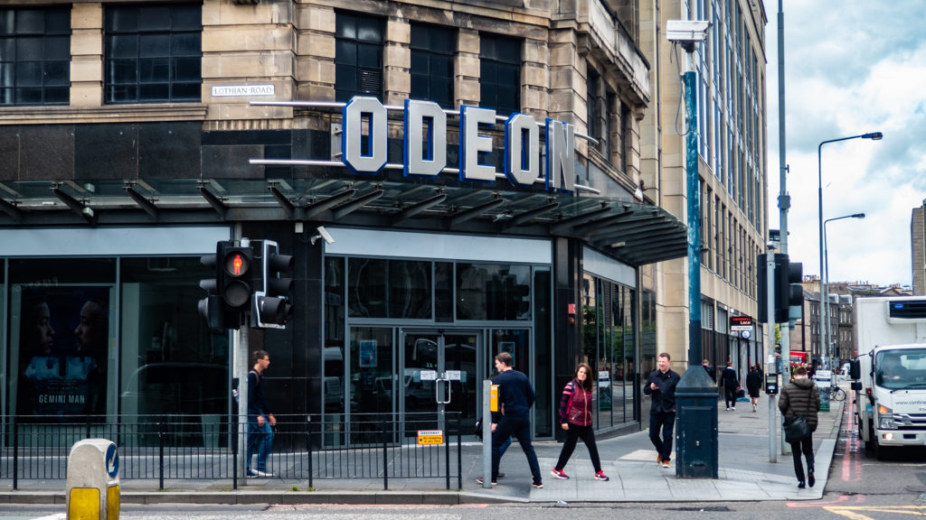 Odeon Cinema on Lothian Road in Edinburgh, UK