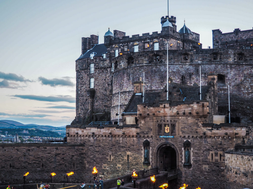 Edinburgh Castle at the Royal Edinburgh Military Tattoo