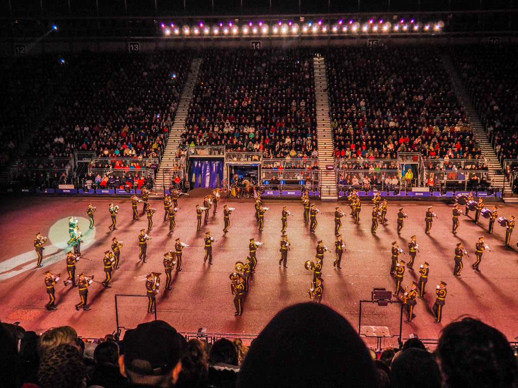 Performers at the Royal Edinburgh Military Tattoo