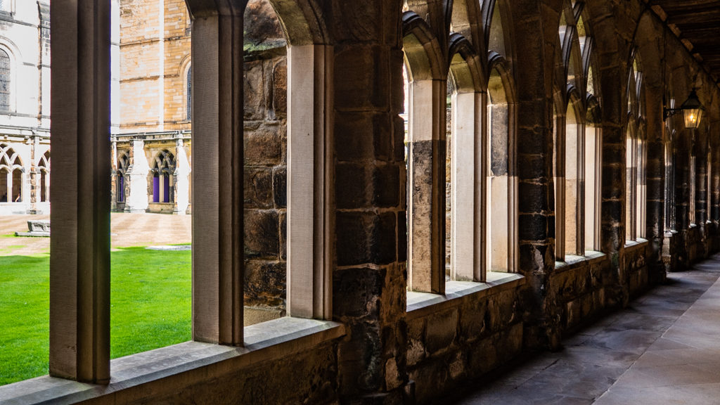 The Cloister in Durham Cathedral, a Harry Potter Filming Location in North East England