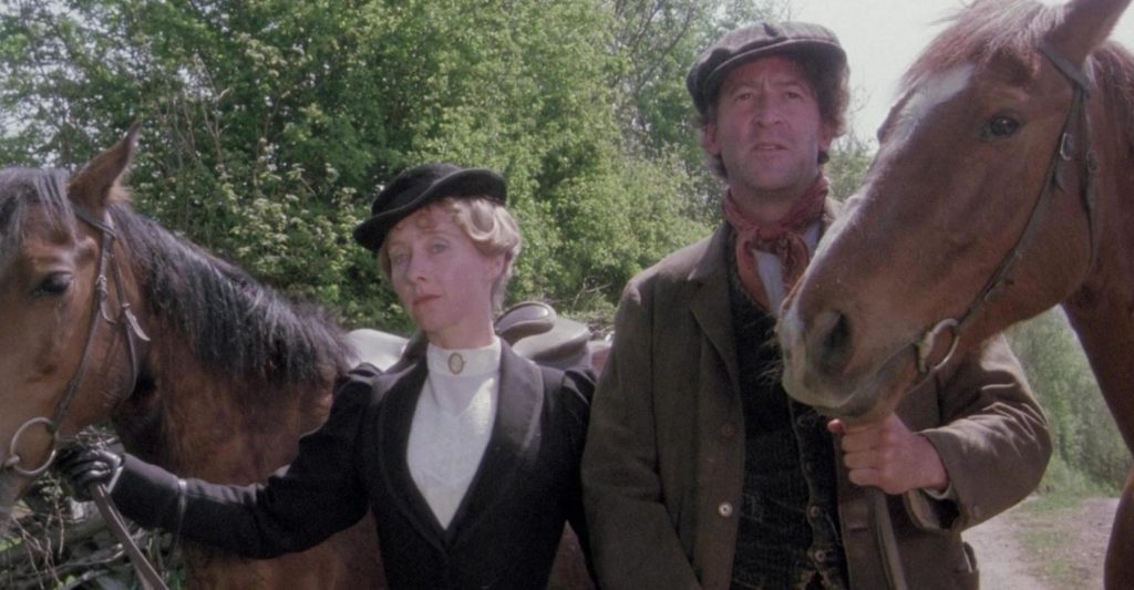 Film still from On The Black Hill, a film set in Wales, UK