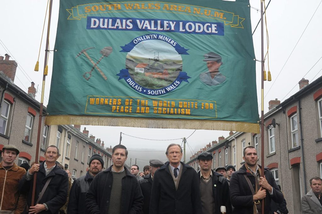 Film still from Pride, a film set in Wales, UK