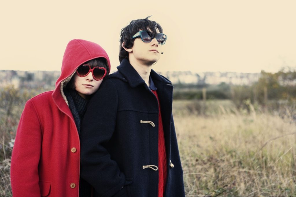 Film still from Submarine, a film set in Wales, UK
