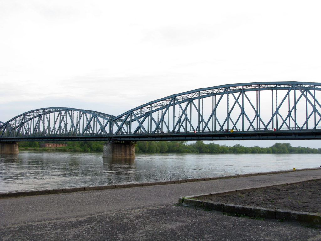 Famous Movie Location Pilsudskiego Bridge in Krakow, Poland