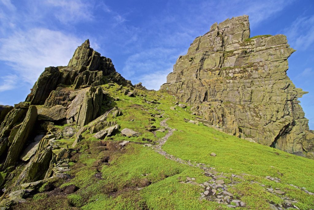 Famous Movie Location Skellig Michael in County Kerry, Ireland