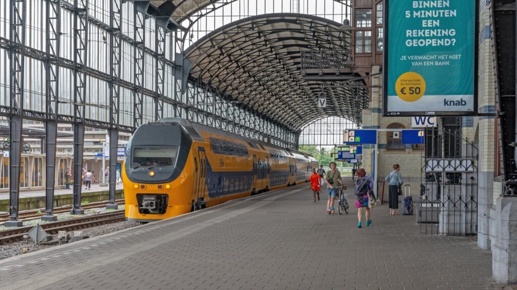 Haarlem Station in the Netherlands
