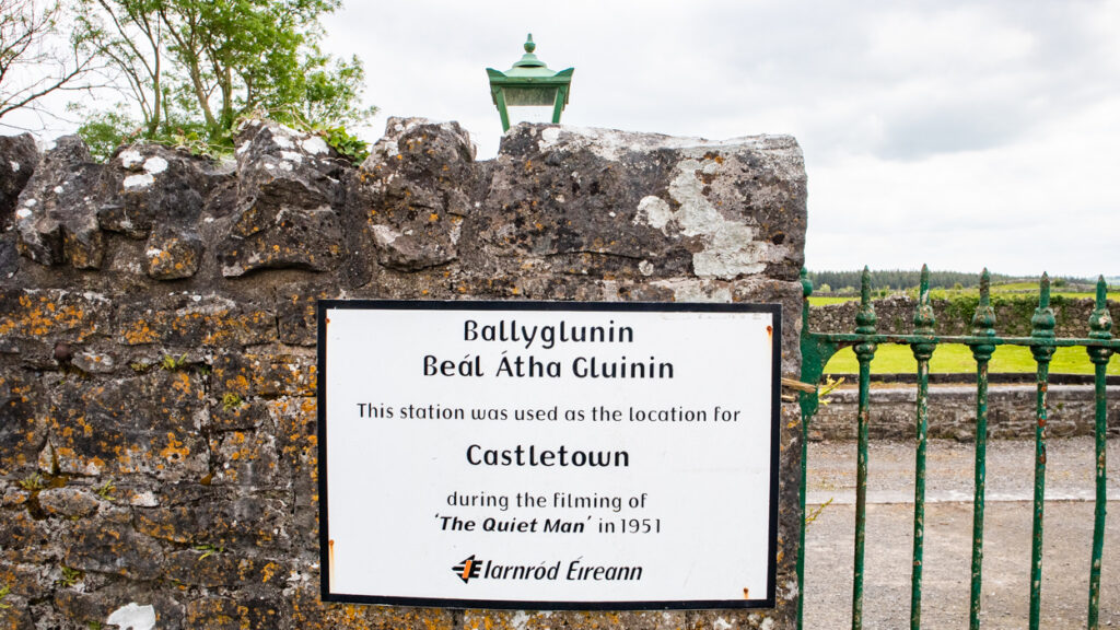 Ballyglunin Train Station as Castletown in The Quiet Man