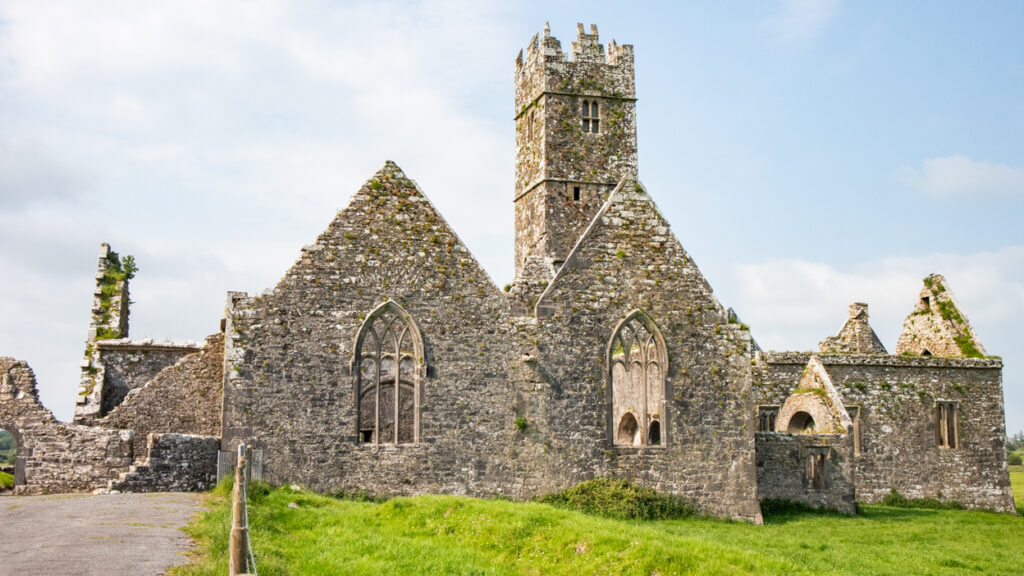 Friary of Ross in Ireland as seen in The Quiet Man