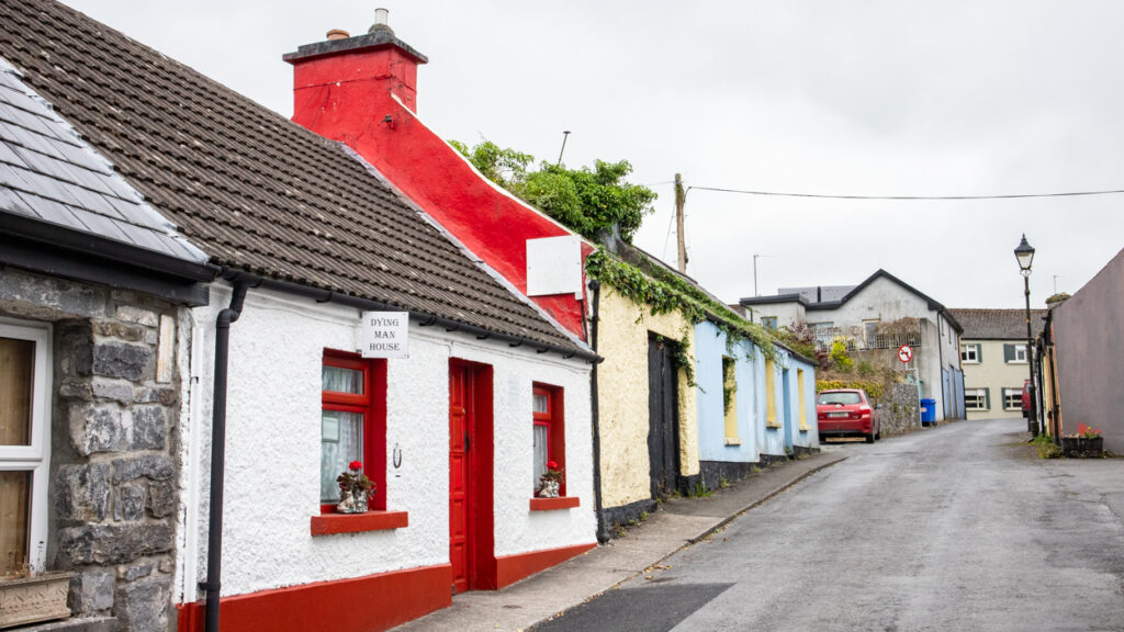 The Dying Man's House on Riverview in Cong, Ireland