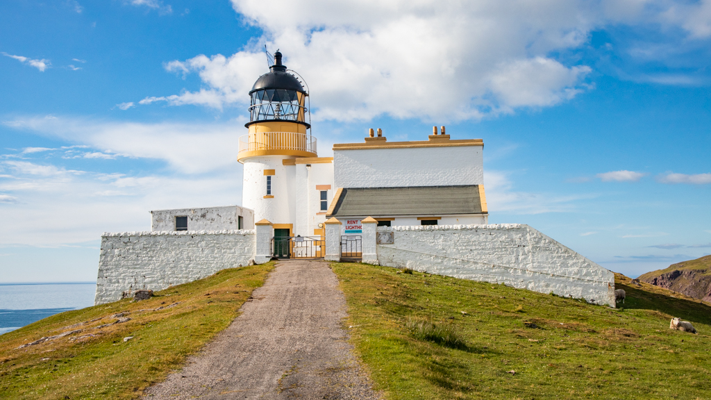 Stoer Lighthouse in Scotland