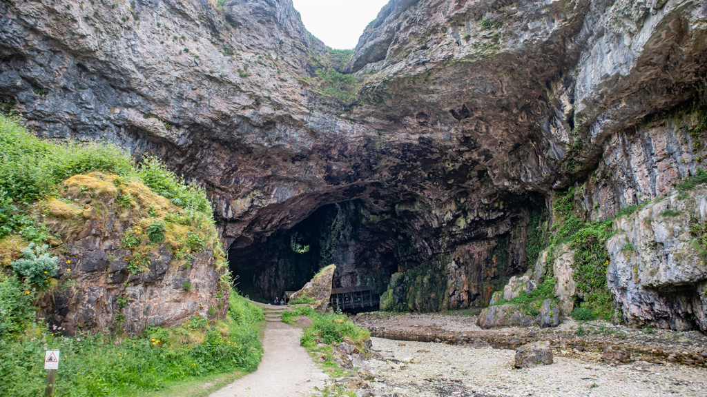 Smoo Cave in Lairg on the North Coast 500 in Scotland