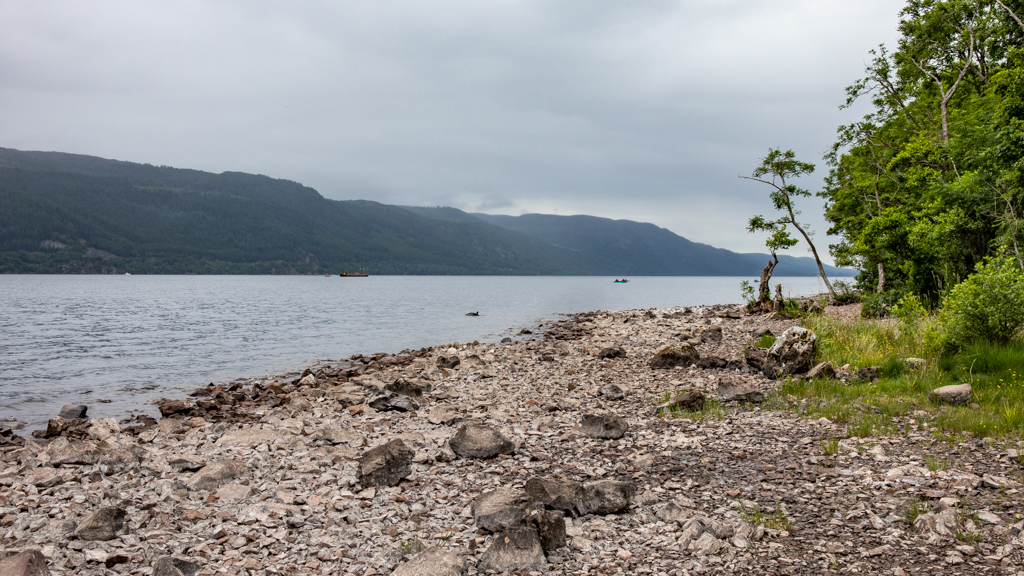 Loch Ness near Inverness in Scotland