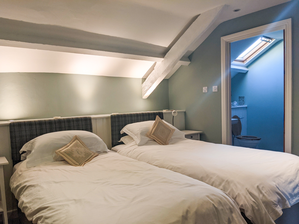 Errington House bedroom near Chollerford Hadrian's Wall Accommodation