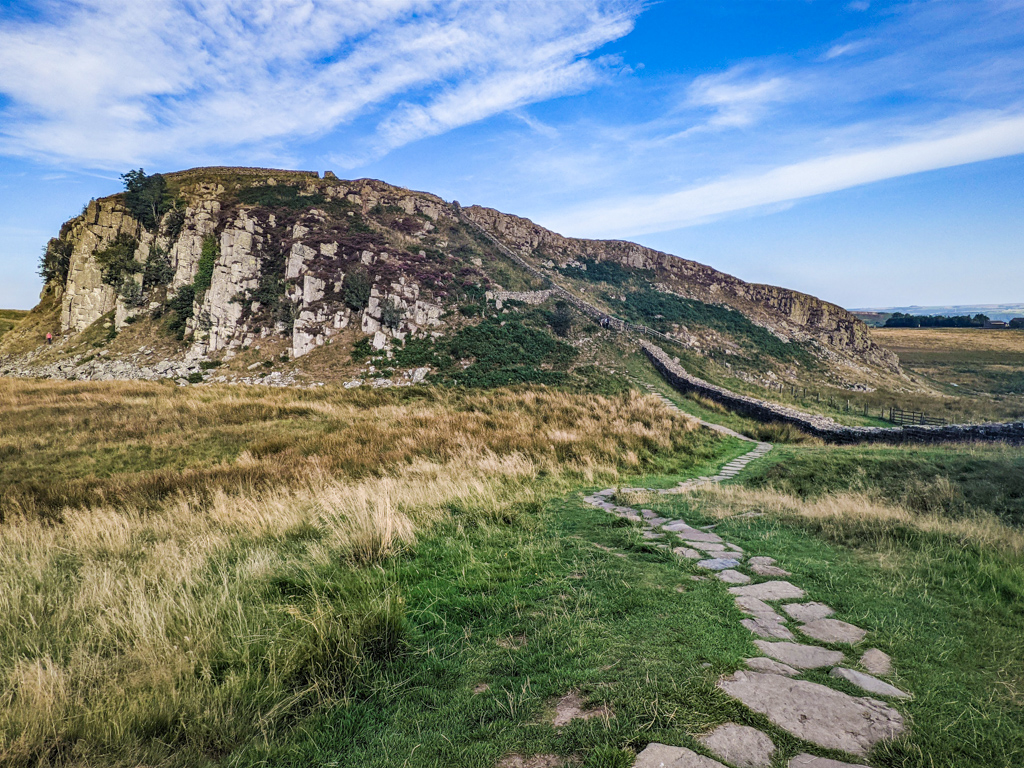 Steel Rigg on Hadrian's Wall Path, England