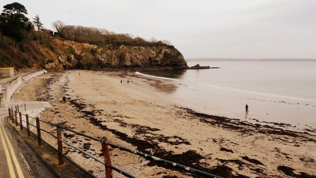 Vault Beach in Cornwall, England