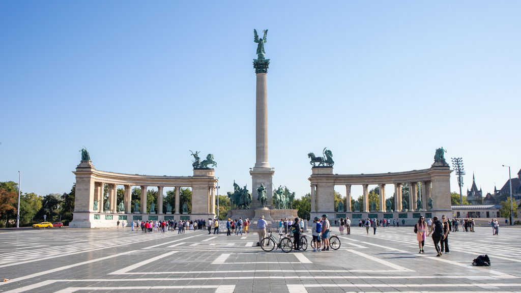 Heroes Square in 2 days in Budapest, Hungary