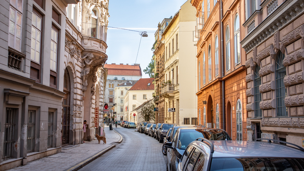 Street in Budapest, Hungary