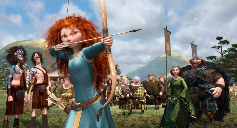 Brave (2012) is one of the best animated movies about Scotland